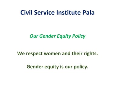 civil service gender policy